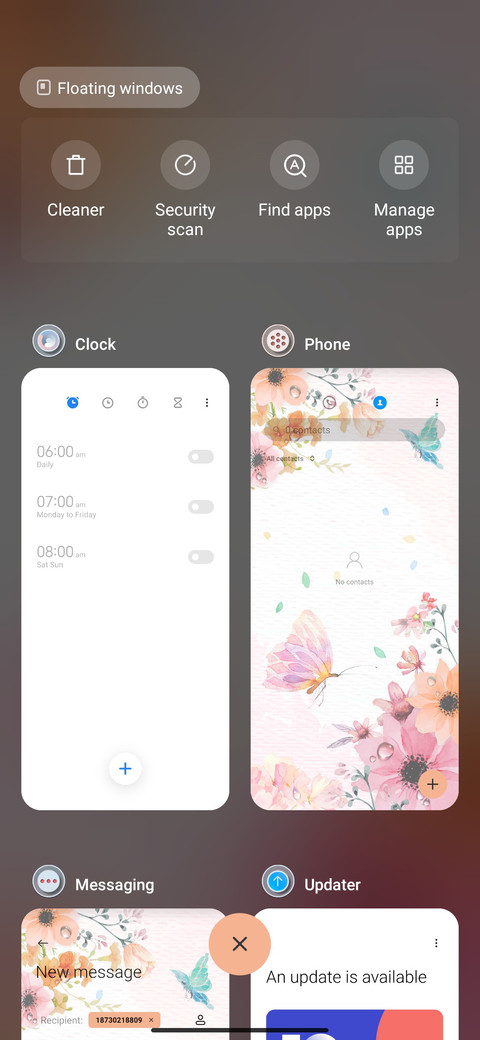 Spring ink flower screenshot