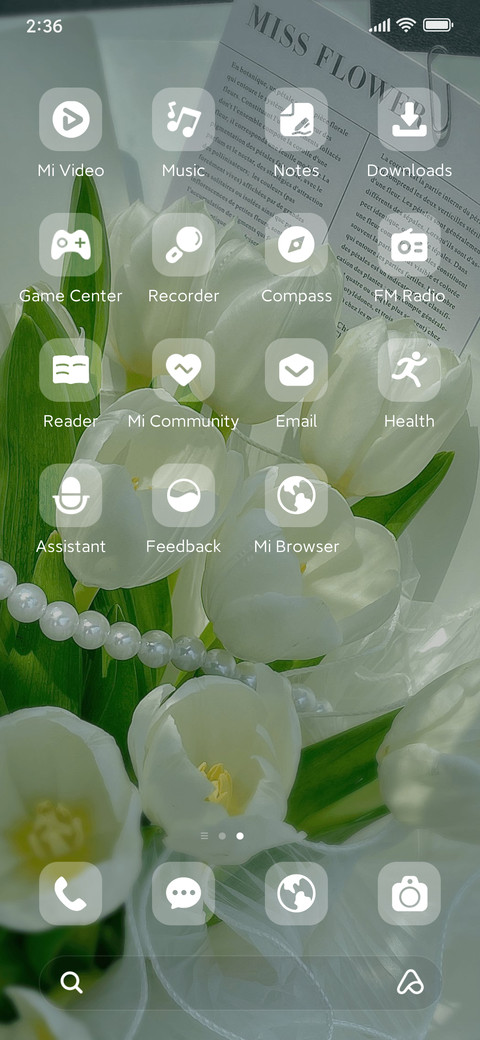 Tulips in spring screenshot