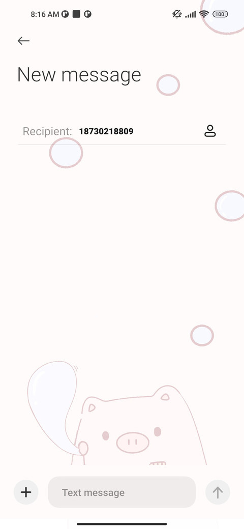 Pink pig-cute screenshot