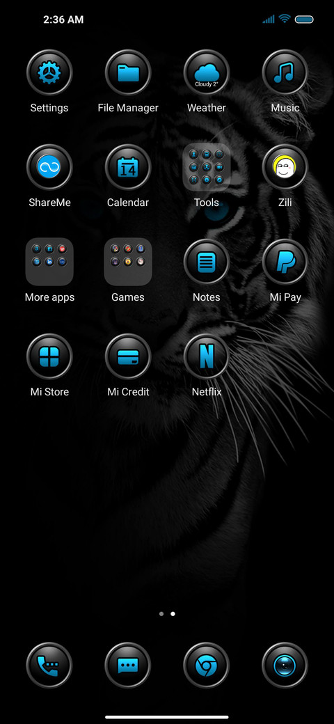 Blue Tiger screenshot