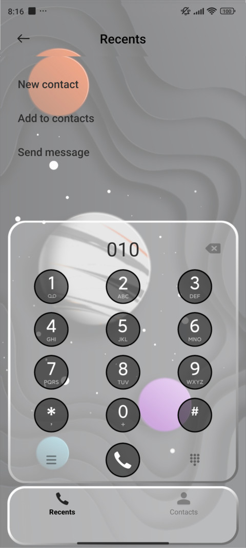 galaxy screenshot