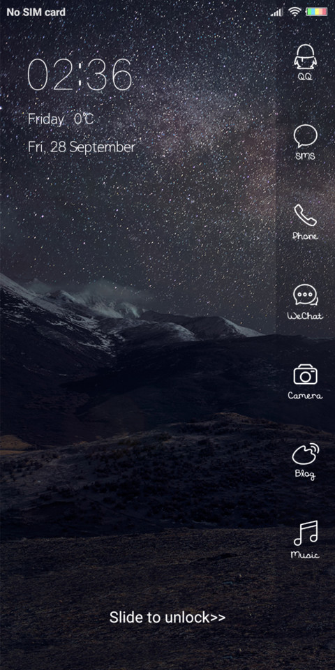 Starry screenshot