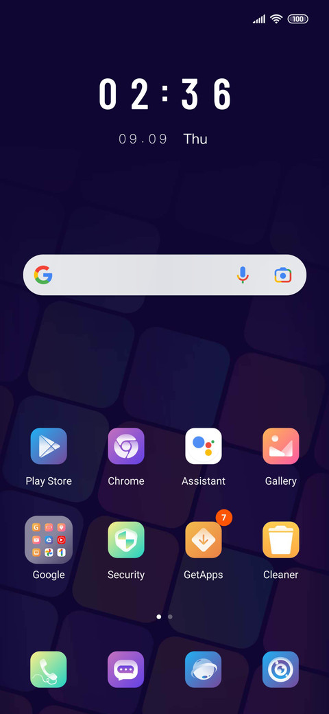 Shining color screenshot
