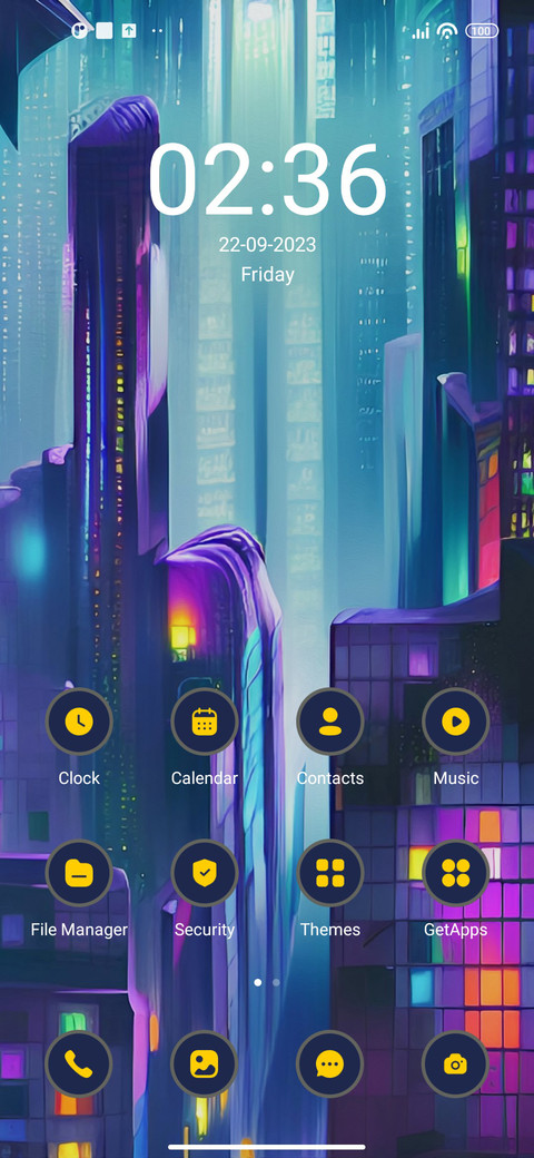 Futuristic screenshot