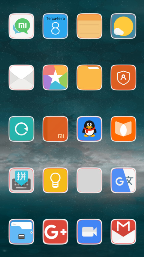 Teal UI met U screenshot