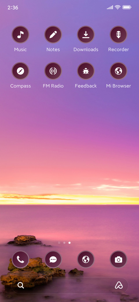 Sunrise screenshot