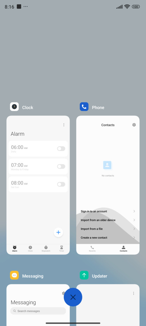 Sky Blue screenshot