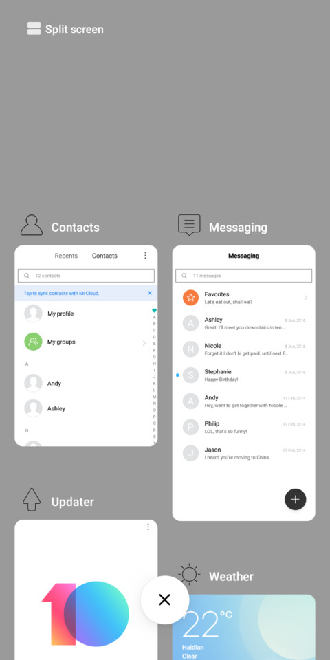 Line screenshot