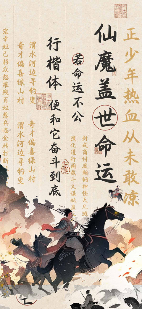 仙魔盖世命运行楷体 screenshot