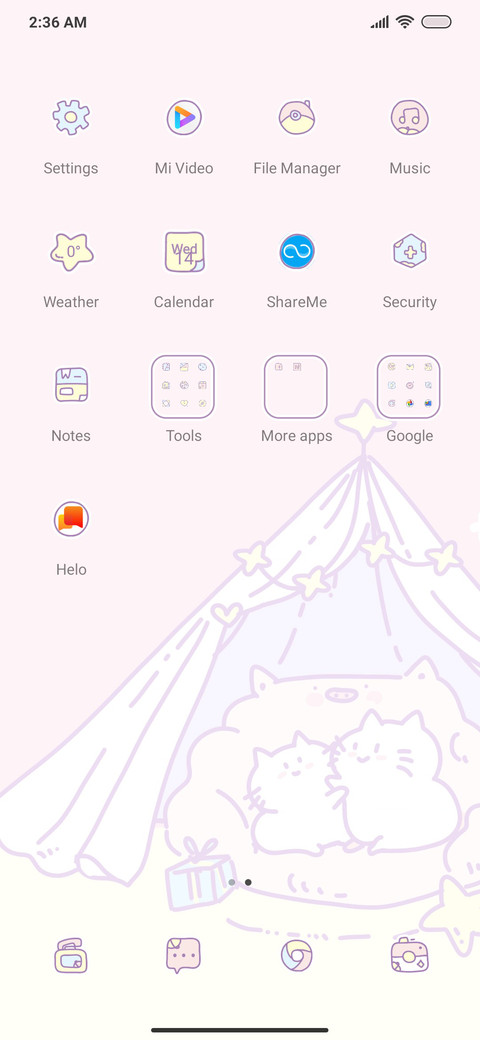 Tent lazy pig screenshot