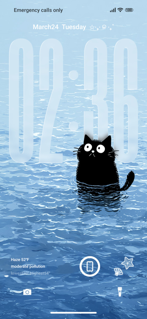 Swimming Cat screenshot