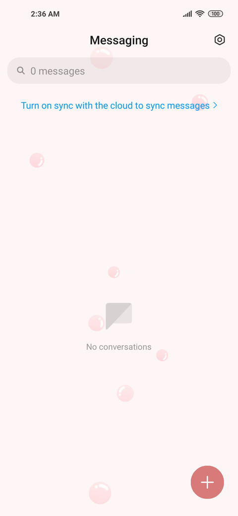 pink bubble screenshot