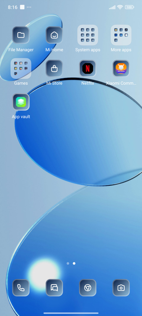 Blue Lens screenshot