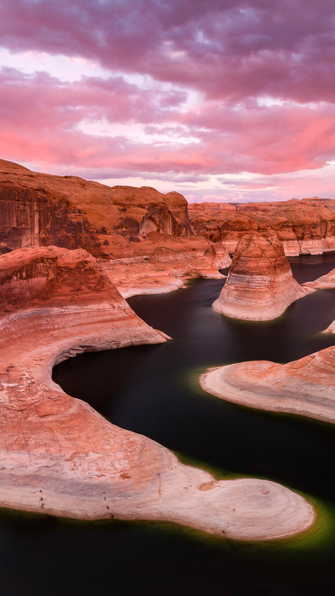 Reflection valley sunset screenshot
