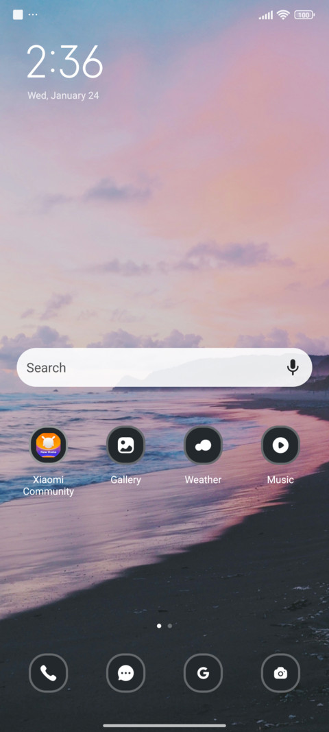 Seashore screenshot