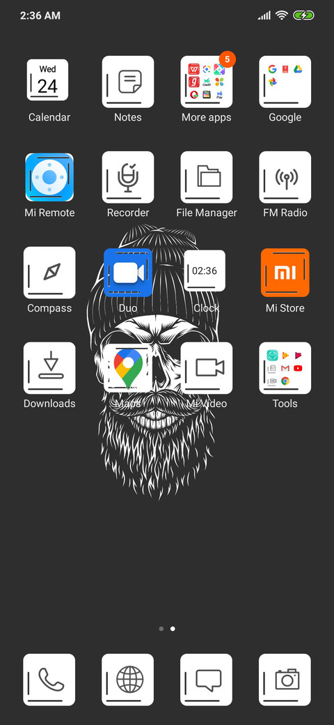 Biker Skull - Dark_3MDS screenshot