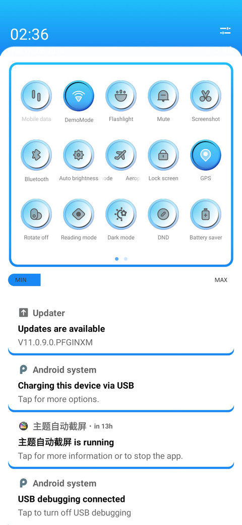 Gradients screenshot
