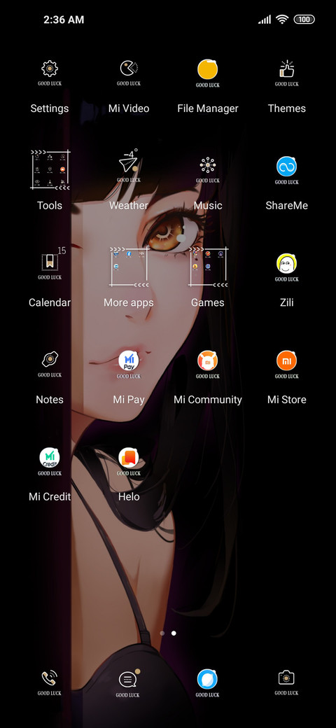 Dynamic blinking screenshot