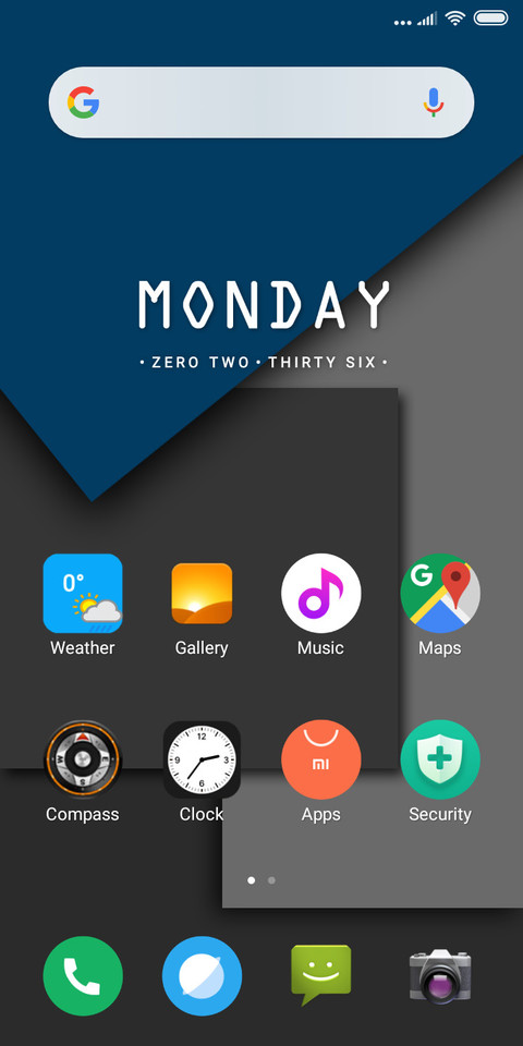 sky blue  screenshot