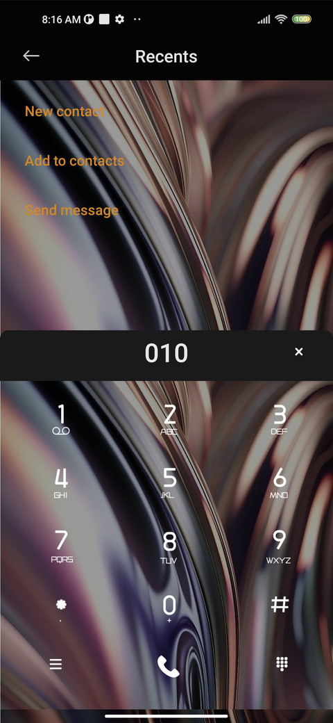 Liquid metal screenshot