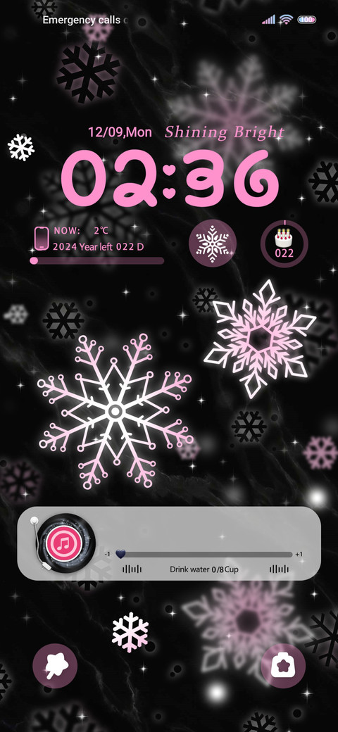 Pink Snowflake screenshot