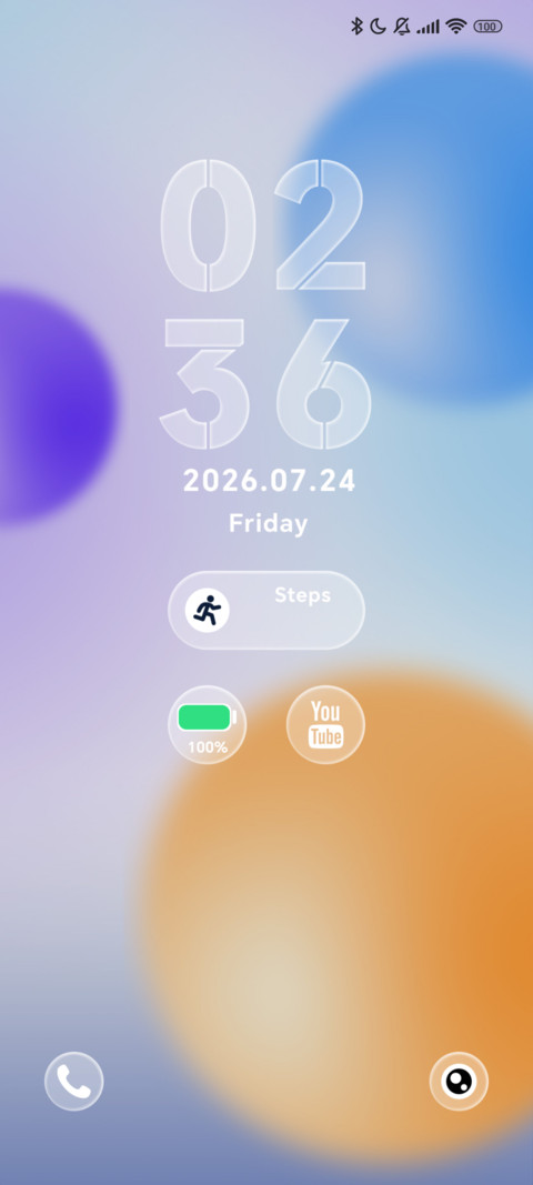 Frosted Bubble Hue screenshot