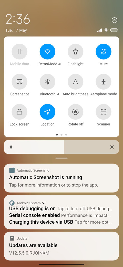 Nordic widget screenshot