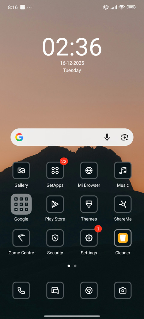 Mountain screenshot