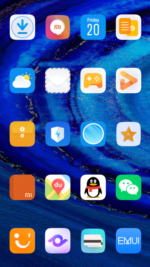 Huawei P30 dual dark screenshot