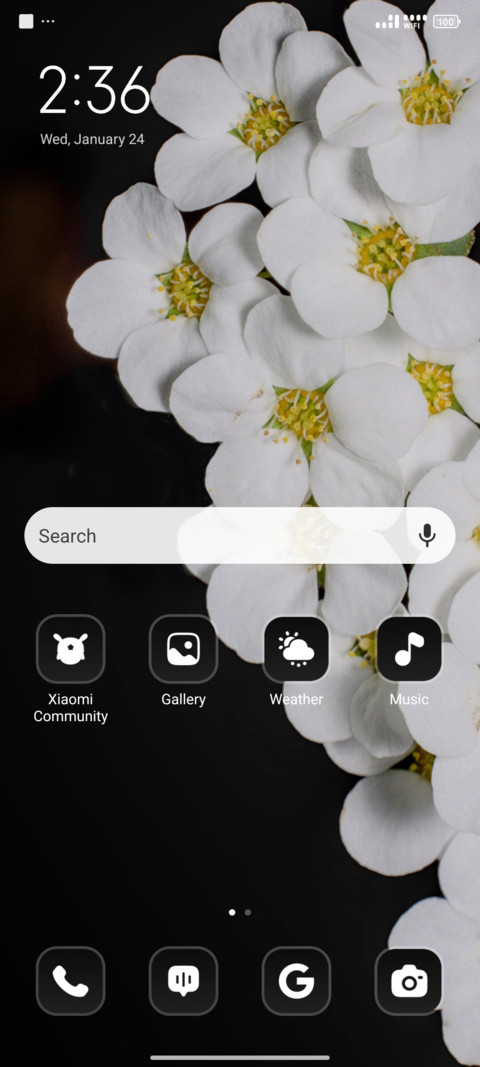 White Petals screenshot
