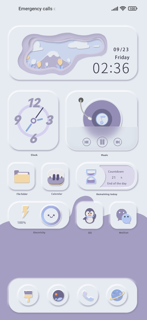 Mimetic violet screenshot