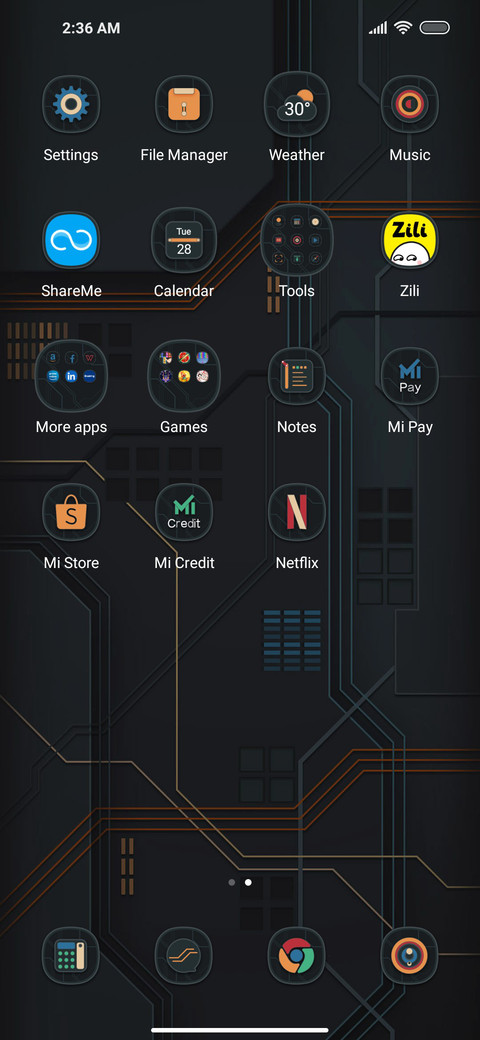 Unlock screenshot