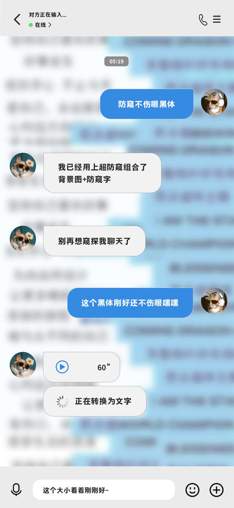防窥不伤眼黑体 screenshot