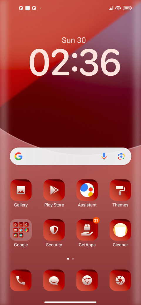 Clean screenshot