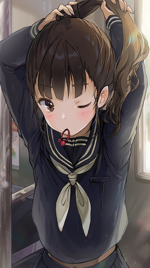 阳光校服少女 screenshot