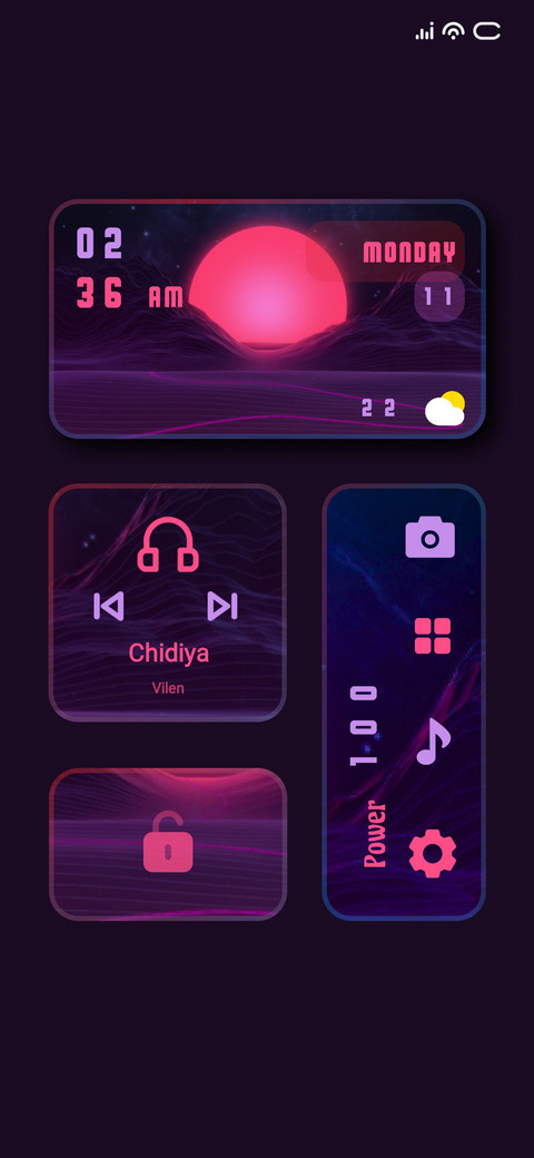 Synthwave screenshot