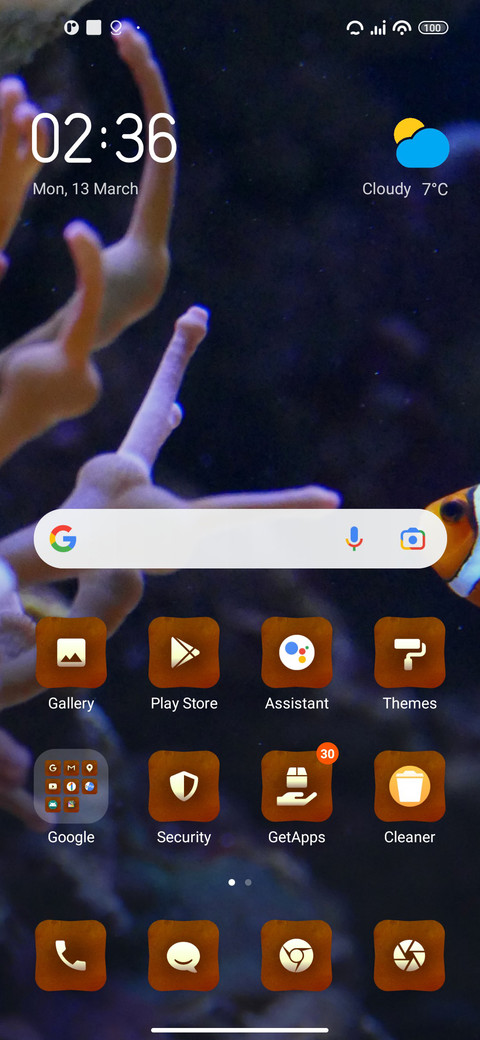 Coral screenshot