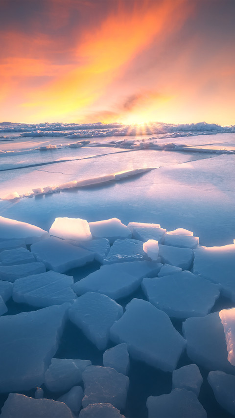 The frozen qinghai lake screenshot