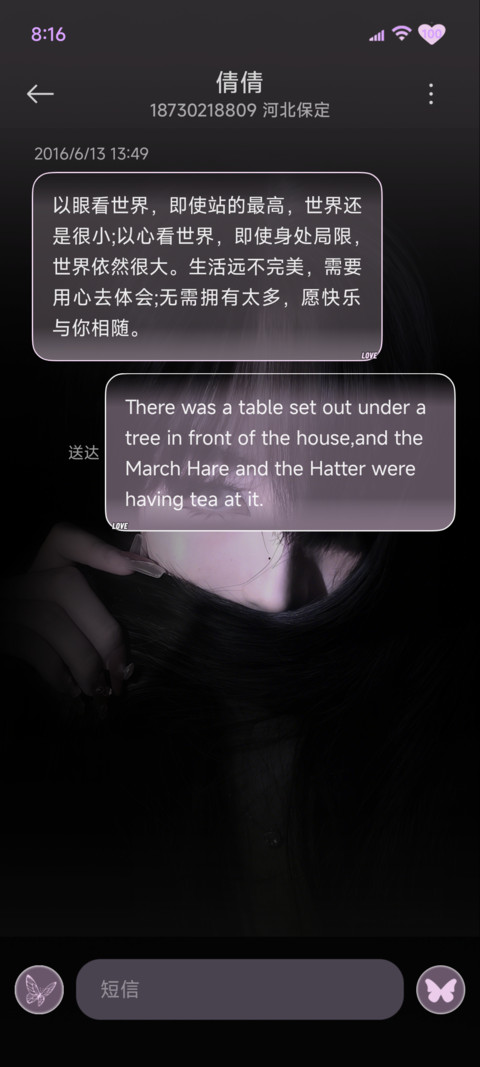 氛围感 清冷蝴蝶 screenshot