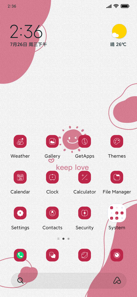 Magenta emotion screenshot