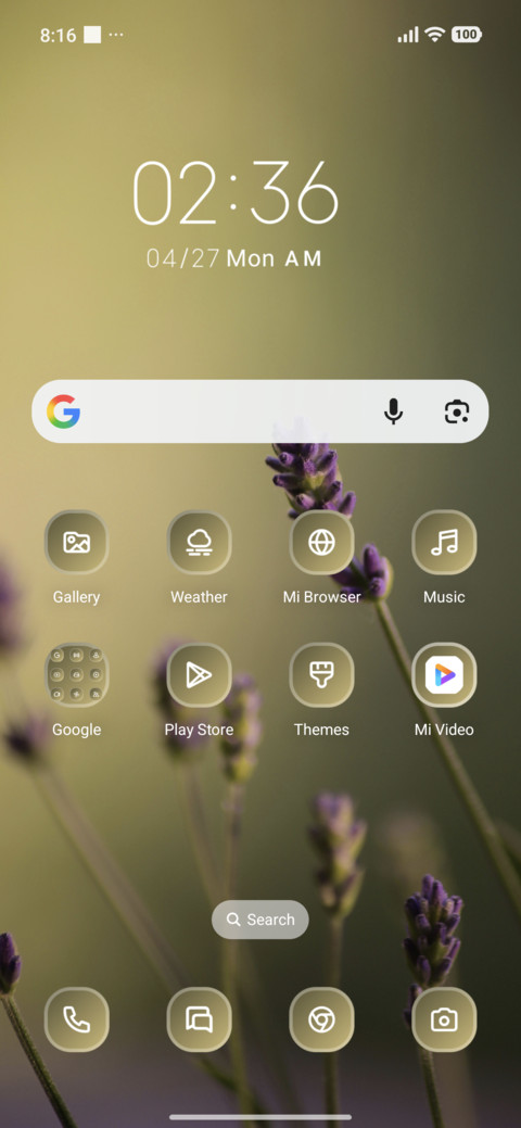 Lavender screenshot