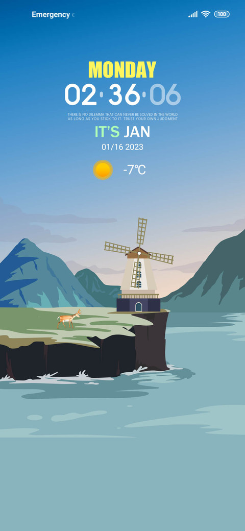 Mountains sea screenshot