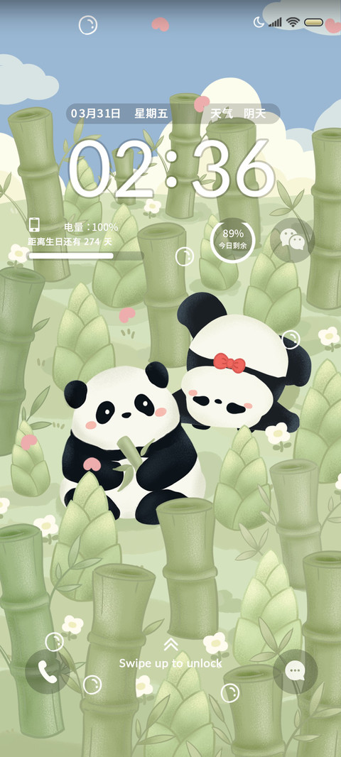花花日常 治愈熊猫 screenshot