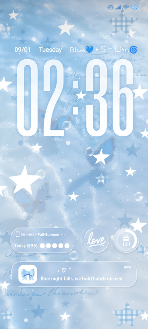 Ice Blue Star screenshot