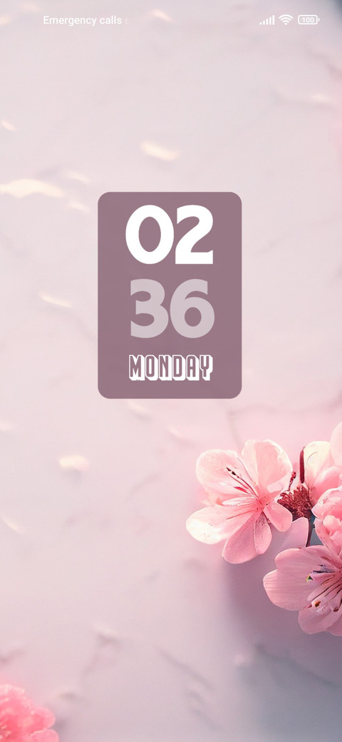 Cherry blossoms screenshot