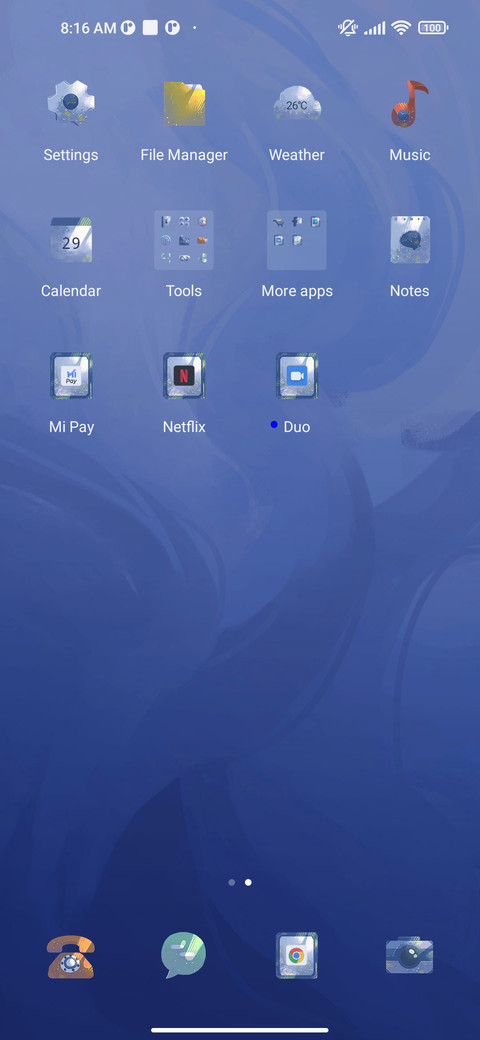 Memory touch screenshot