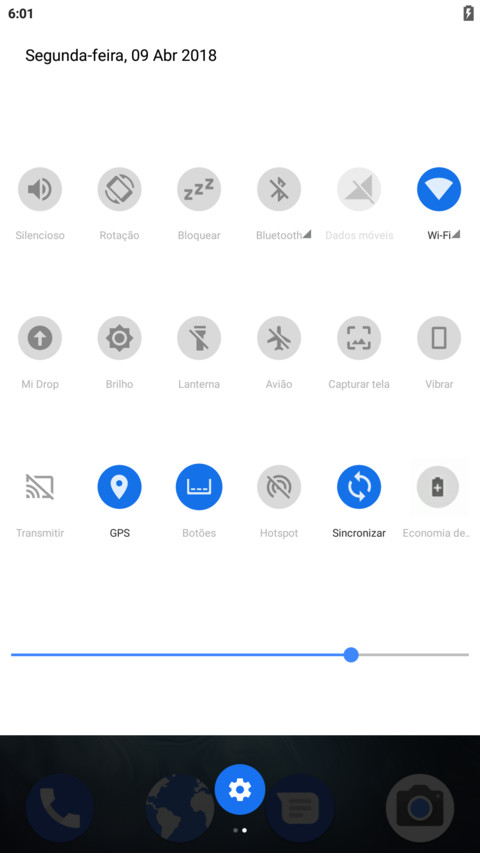 Android P screenshot