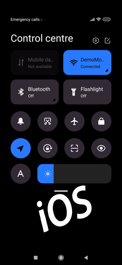 iOS 13 pro black v11 screenshot