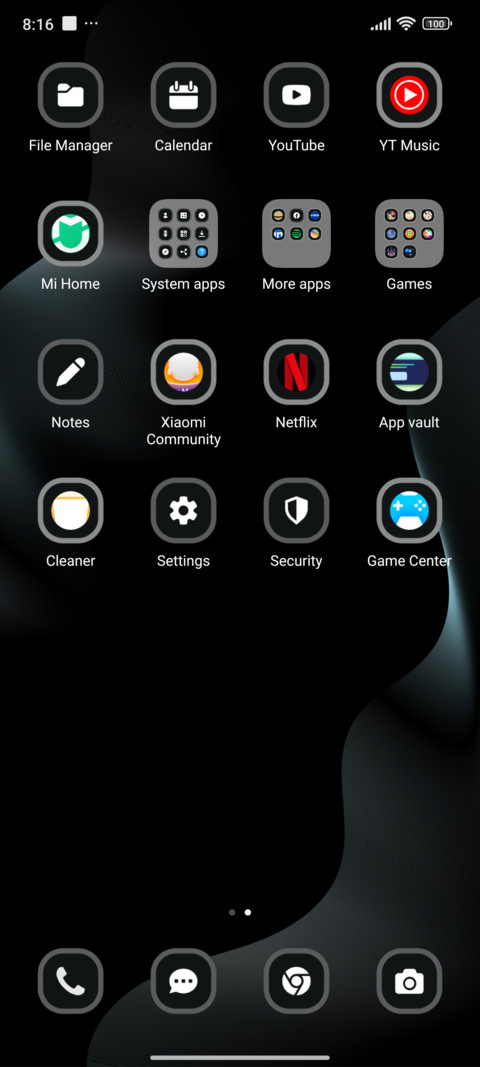 Grey Waves screenshot