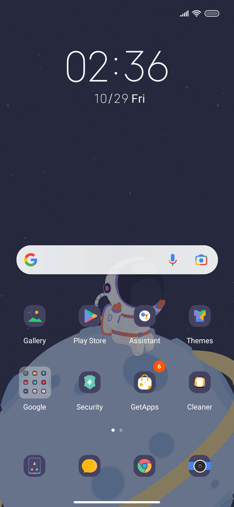 Whoosh Astronaut screenshot